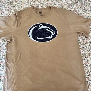 47 Brand Tan Men's Penn State Tee XXL New (no tags)